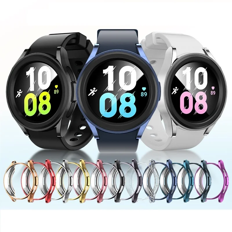 TPU All-inclusive Case For Samsung Galaxy Watch 6 42mm 46mm Classic Screen Film For Samsung Watch 6 TPU Protector Cases