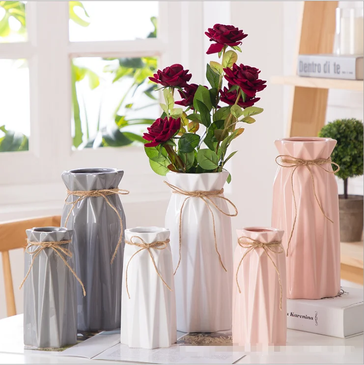 Прямая продажа с завода красивая ваза для цветов используемая керамическая