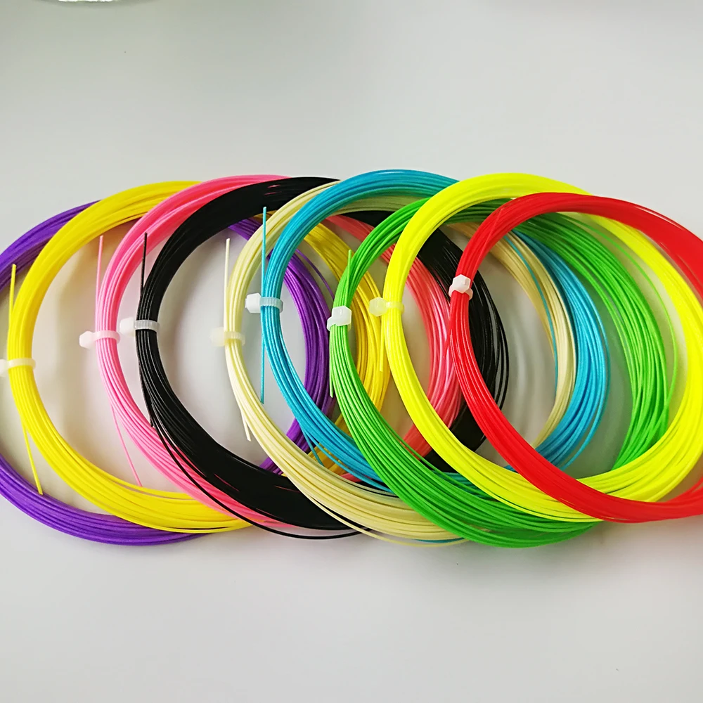 Factory directly supply cheap train  badminton racket string  any colors for beginner