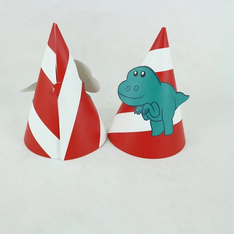 Full Color Hats Cone Party Paper Hats Fun Set for Kids and Adults