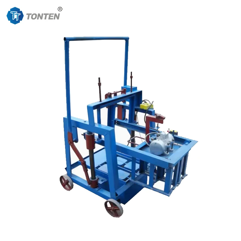 Powerful Block Machine for Effective Production of Interlocking Blocks in Road Building Operations