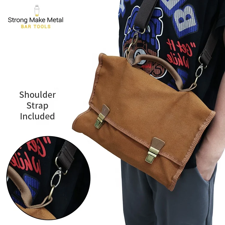 Профессиональные пользовательские Серебряный адвокатское сословие нержавеющей стали набор инструментов 9 шт портативный подарок дорожная Бармен Комплект со складной холщовый мешок