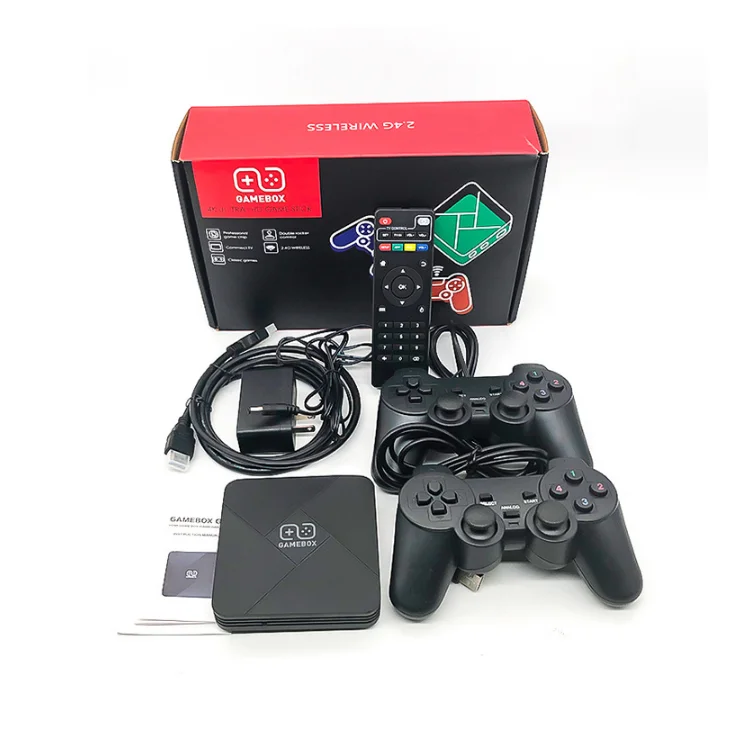 Game Box G5 4K HD Retro Video Game Console Support TV Wifi 64GB 30000+ Games Classic Gaming consolas de juegos For psp/N64/PS1