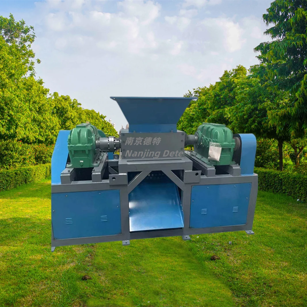 Dete Industrial Aluminum Cans Shredder Scrap Metal Shredder Copper Wire Shredder