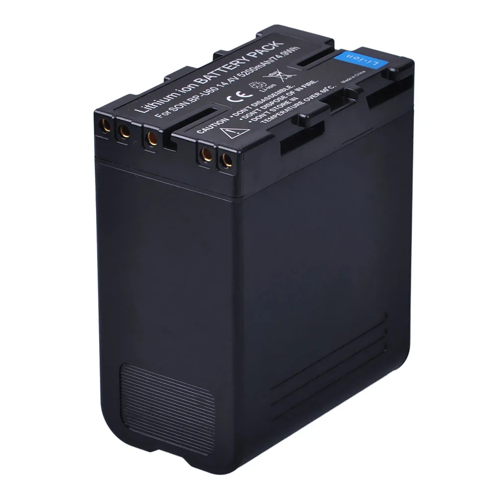 HigH capacity 5200mAh BP-U60 BP U60 BPU60 Battery For Sony BP-U90 BP-U30 PMW-100 PMW-150 PMW-160 PMW-200 PMW-300
