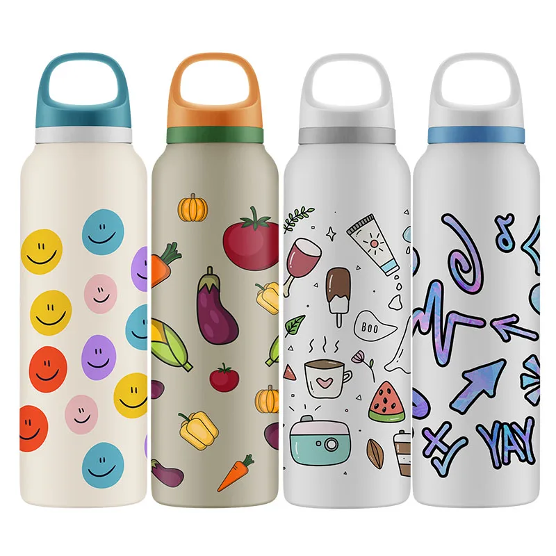 Wholesales vacuum insulated stainless steel thermos flask water bottle with Removable Tea  Strainer