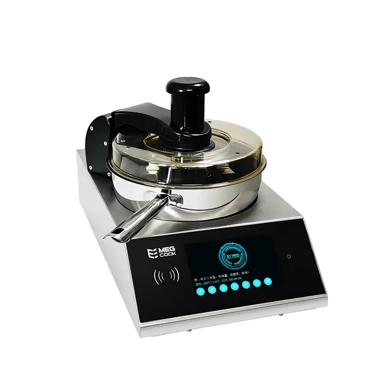 Megcook 4400W industrial cooking pot fried rice machine self stirring wok other hotel & restaurant supplies