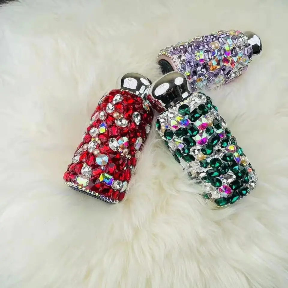 14 oz INS  Stainless steel cup Custom Drink Bottle Bling Rhinestone diamond tumbler for gifts