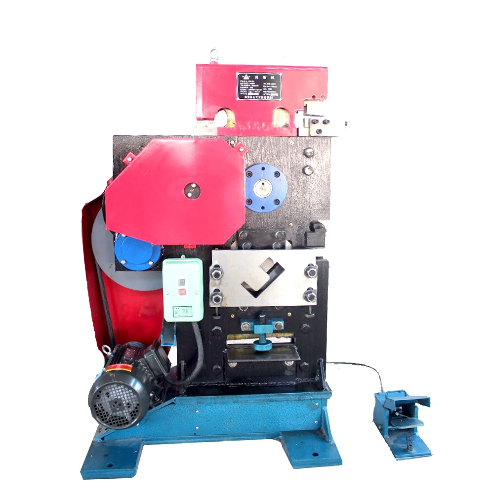 Iron Workers Hydraulic Hole Automatic Shearing Machine Iron Worker Combine Punching and Shearing Machine