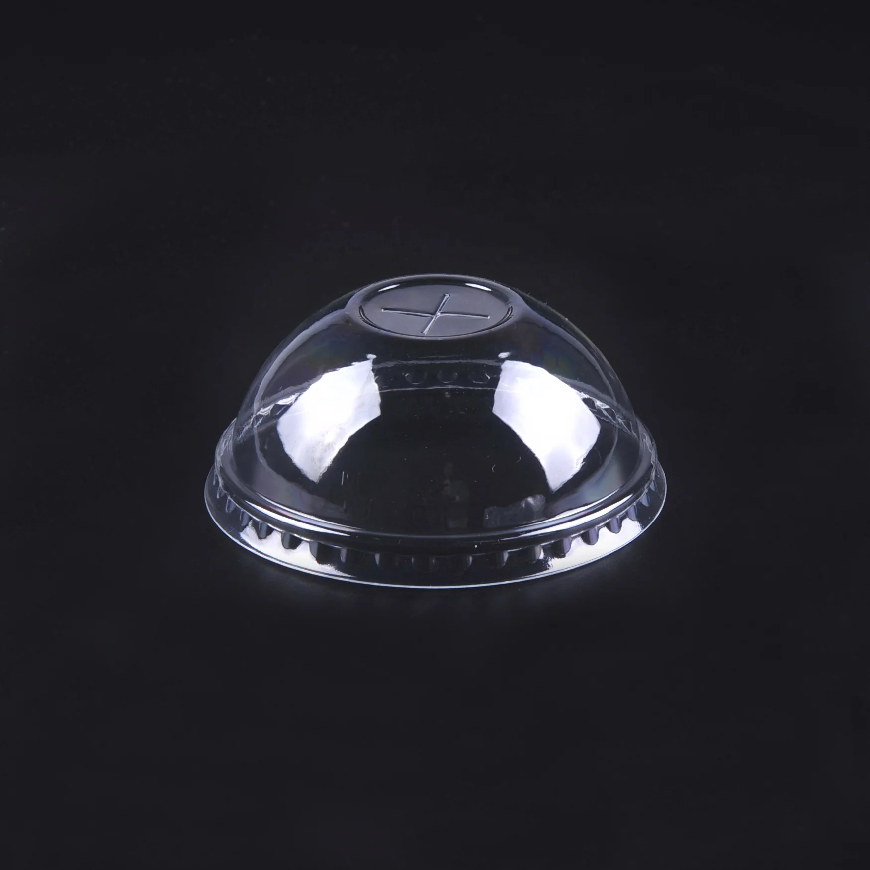 Disposable Plastic PET Lid 98mm Clear Plastic Cup Dome Lid  Plastic Cover