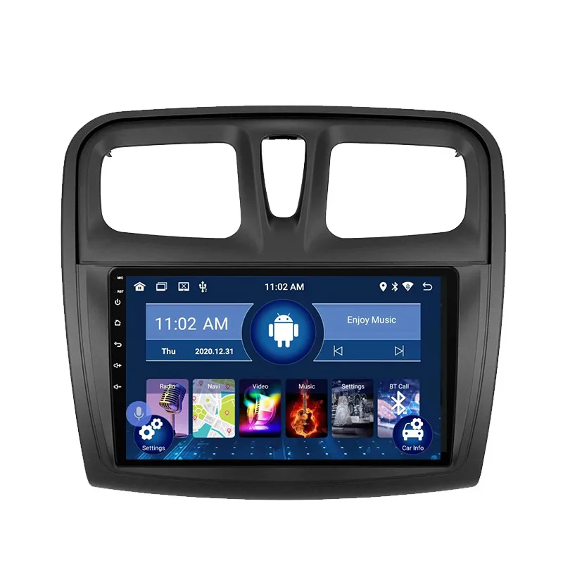 carplay auto Carplay Car Radio Multimedia DVD Player for Renault Logan 2 Sandero 2 2014 - 2019 Symbol Video GPS Auradio