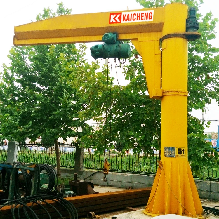 Wire rope electric hoist jib crane for sheet metal made in china