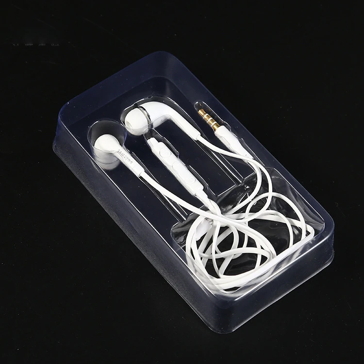 pp pet blister vacuum formed earphone packaging tray