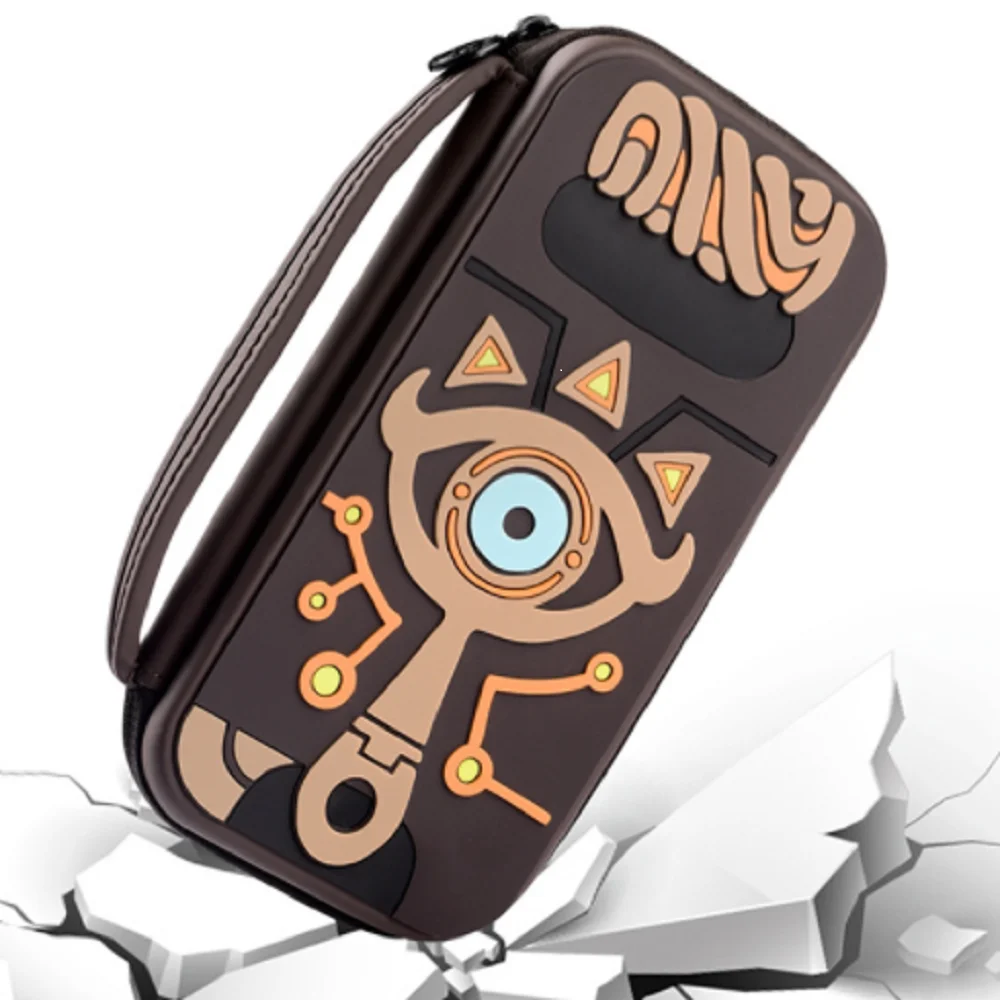 Free Sample Protective Hard Shell Zipper Travel Carry EVA Case for Nintendo Switch Velvet Bag Shockproof switch game case Custom