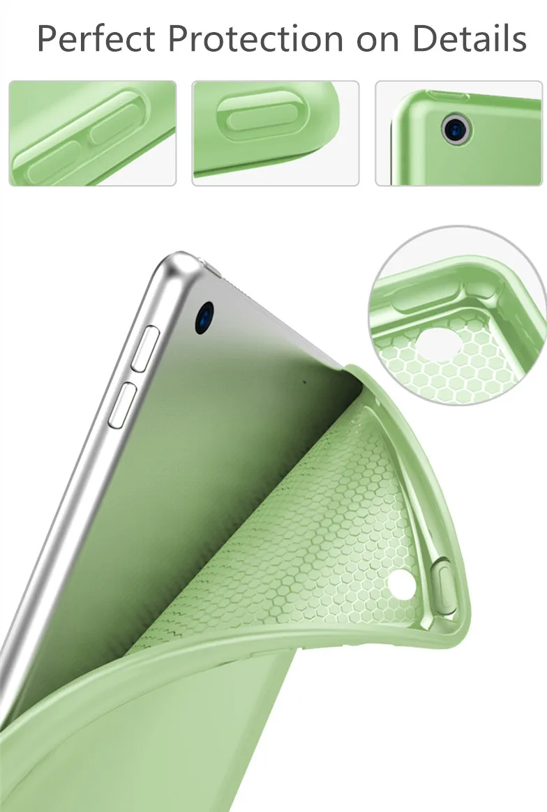 
High Quality Low MOQ Custom Logo soft TPU Tablet case for ipad mini 4 5 10.2 air 4 Leather Case Tablet 