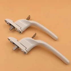 UPVC Aluminium Vertical Casement Sliding Window Handle Lever White Hardware Manufacturer