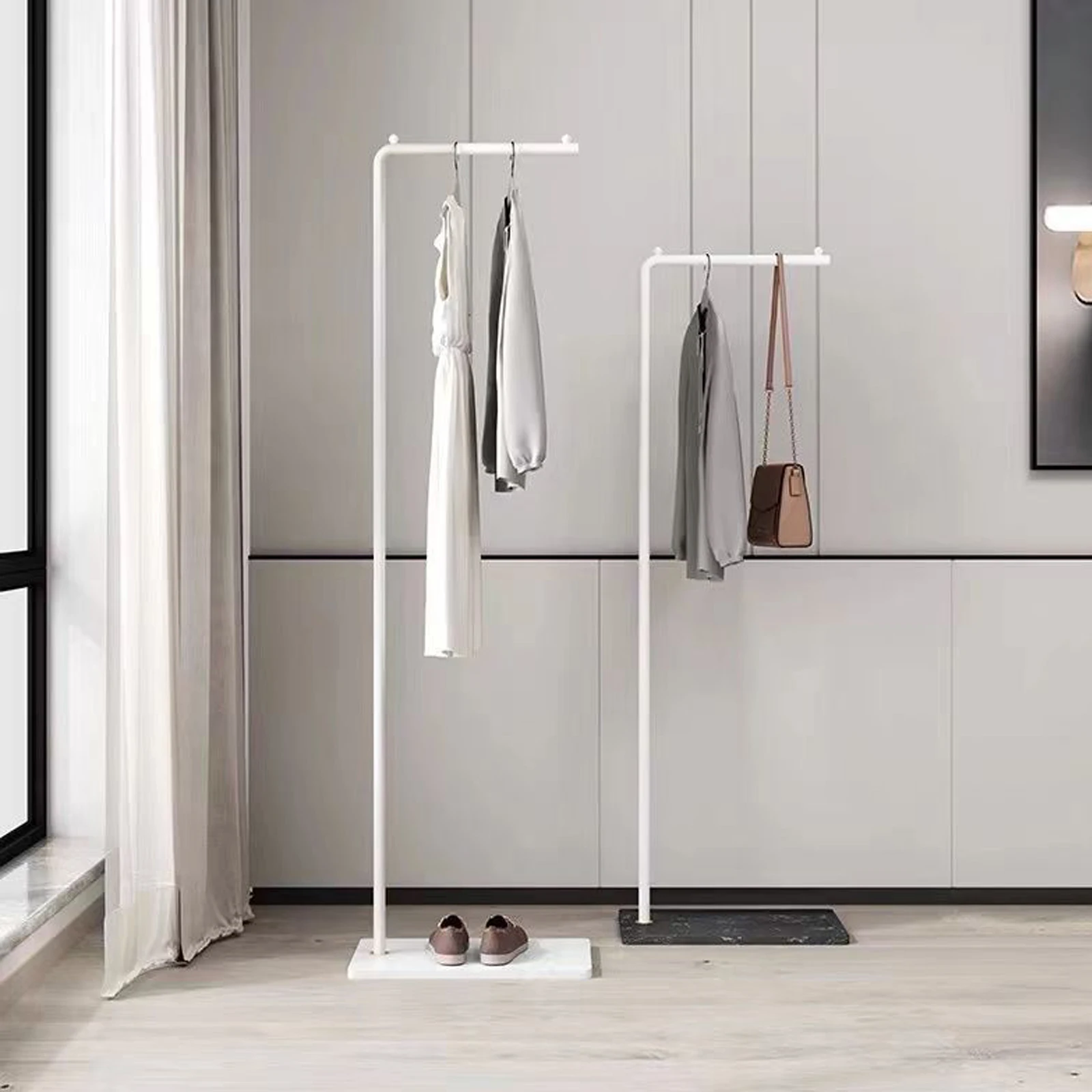 Modern Design Living Room Metal Hanging Clothes Stand Coat Rack  Clothes Hanger Hat Coat Rack