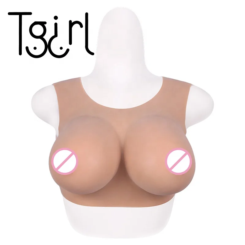  Tgirl F-образная чашка Трансвестит силиконовая мастэктомия огромная форма груди для