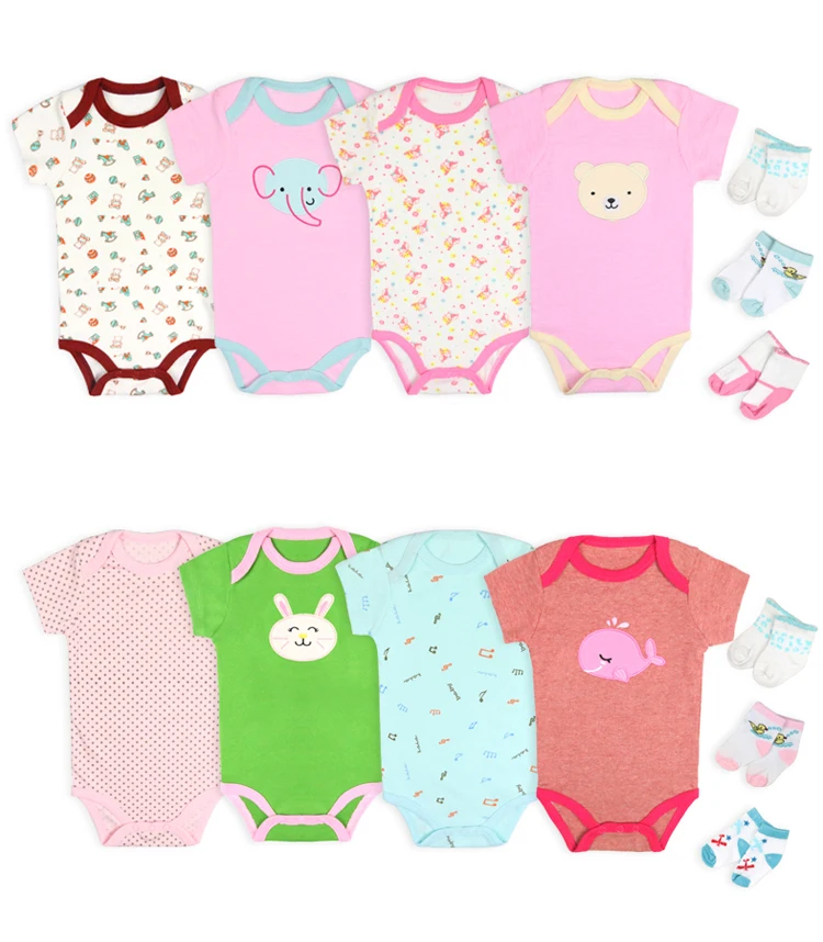 Crazy Sale Baby Clothes China Fashion Long Sleeve Baby Bodysuit 100% Organic Cotton Baby Bodysuit Set