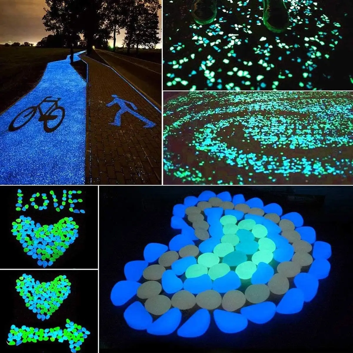 Glowing paving stone,Luminous stone for garden/illuminated road stone