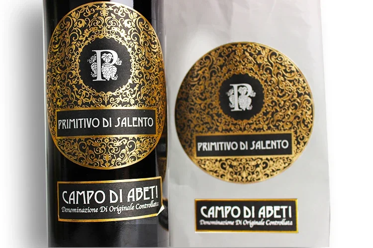 Waterproof Vinyl UV Printing Water Bottle Stickers Private Label for Bottle Logo Roll Adhesive Beer Wine Drink Glass Customized