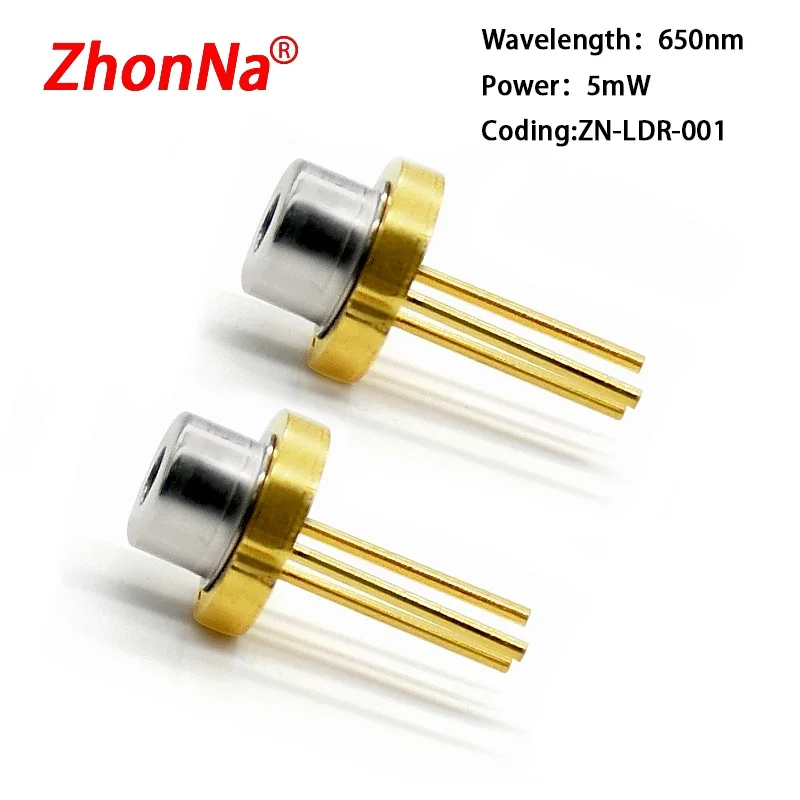 650nm 5mw Laser Diode Module RED Korean QSI Original Factory Number Photoelectric Sensor Light Emitting Tube TO56Metal Packaging