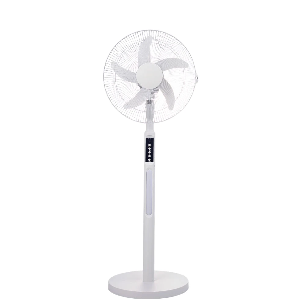 16' high speed dc fan 12v air-conditioning floor fan for bedroom chargeable fan with oscillation