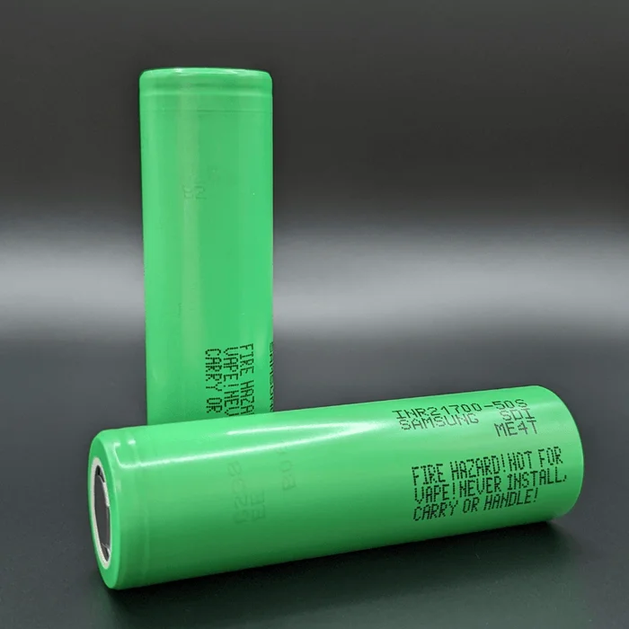 High Capacity INR 21700 50S 3.7V 5000mAh 10A  Rechargeable li-ion SDI 21700 lithium battery For SAMSUNG