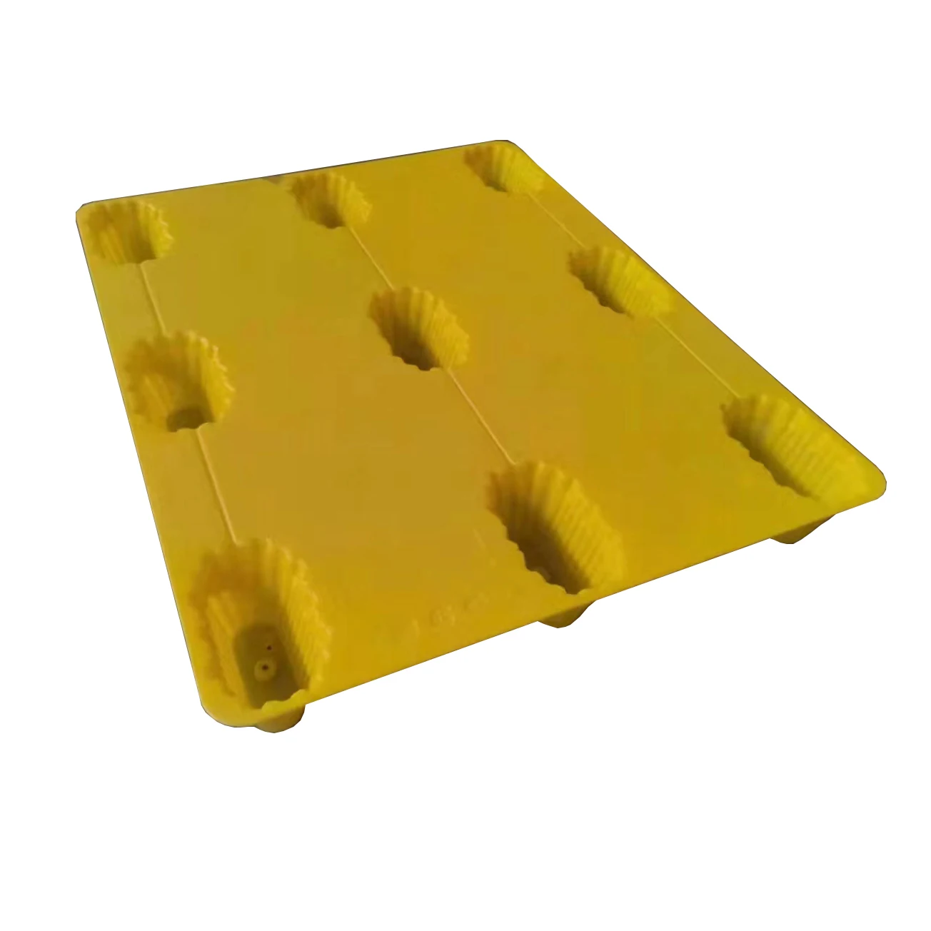 Midwell Nine Feets Single Faced Nested Strong Blowing Moulded Plastic Pallet for sale