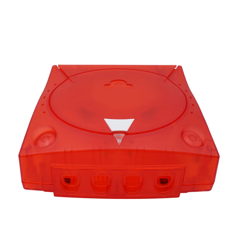For SEGA Dreamcast DC Retro Video Game Console Transparent Case Replacement Plastic Case Translucent Case