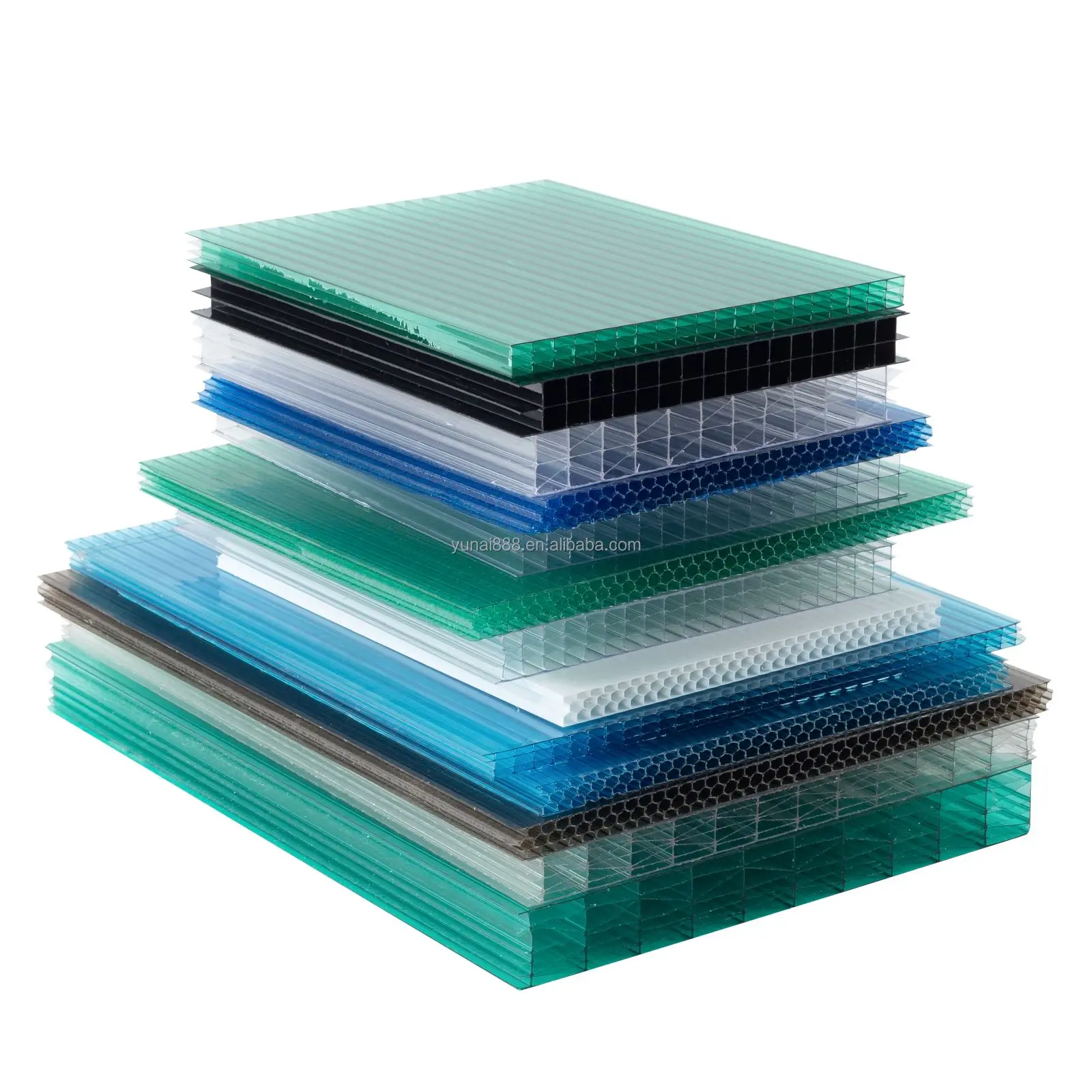 Plastic greenhouse manufacturers Transparent PC Sheet 4mm , 6mm, 8mm  Plastic Polycarbonate Sheet Panels Awning Glasses