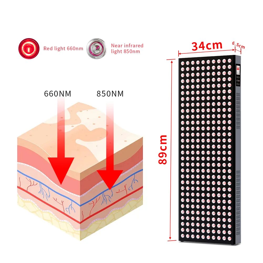 4 Wavelengths  Red Light Therapy Sauna 660nm Led Red Light 850nm Near Infrared Light Therapy Devices