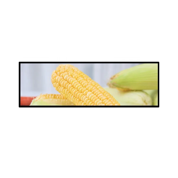 Hd Monitor 21.3 Inch Stretch Lcd Ultra Wide Digital Signage Shelf Edge Lcd Supermarket Shelf Lcd Bar Displays