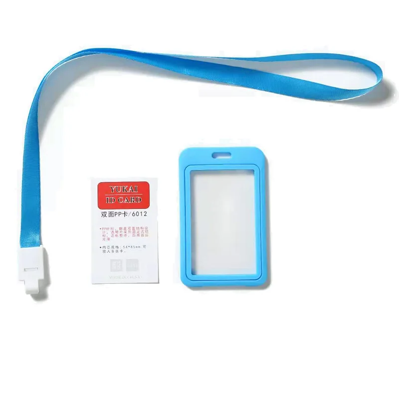 High Quality Wholesale Id Card Badge Holder With Lanyard Hard Plastic marvel