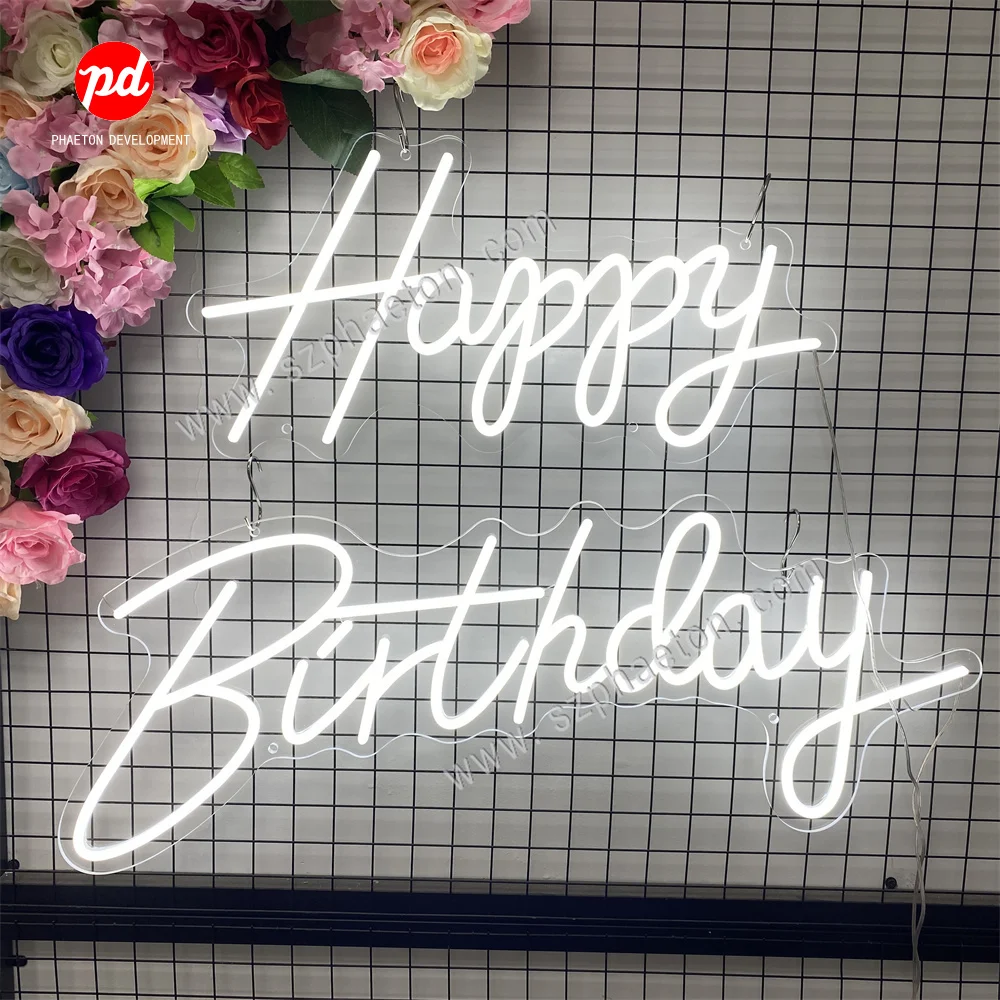 Fast delivery Custom led light neon sign NO MOQ dropshipping for room birthday party home wedding decor