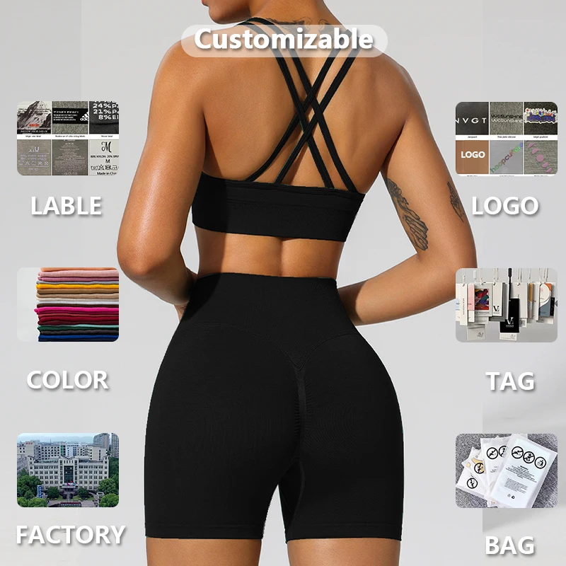 Sports 3 Piece Seamless Wear Gym Fitness Yoga Clothing Activewear Sets Women Sportswear Butt Lift Workout Clothes For Women