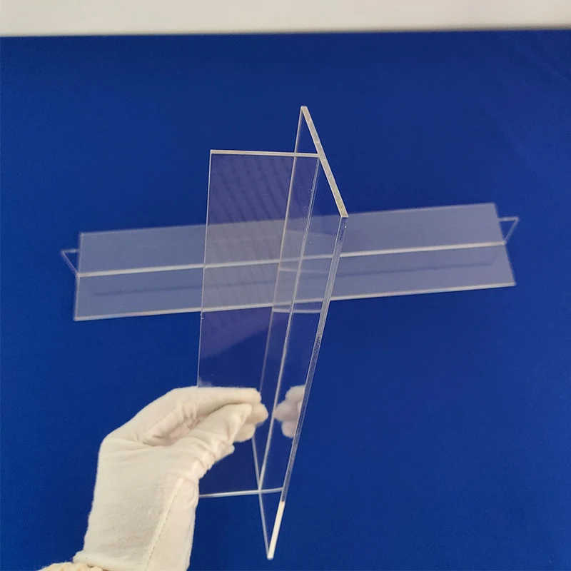 Upright T Shape Clear Acrylic Divider Plastics T Shape Clear Acrylic Shelf Divider Perspex Drawer Divider with Open End