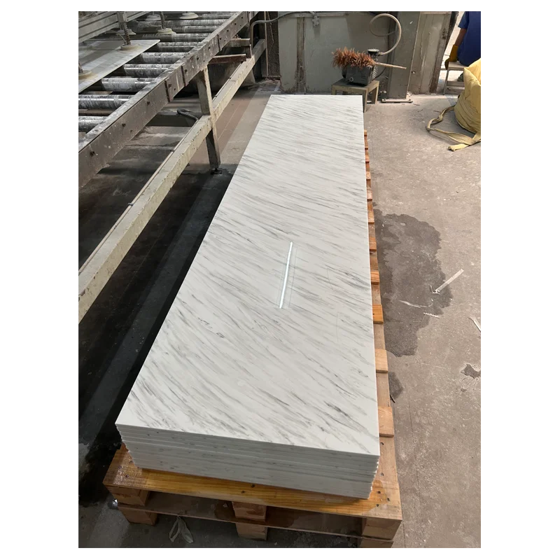 Flexible Big Slab Artificial Marble Staron Color 6-30mm Acrylic solid surface sheet for Kitchen Top and Vanity Top