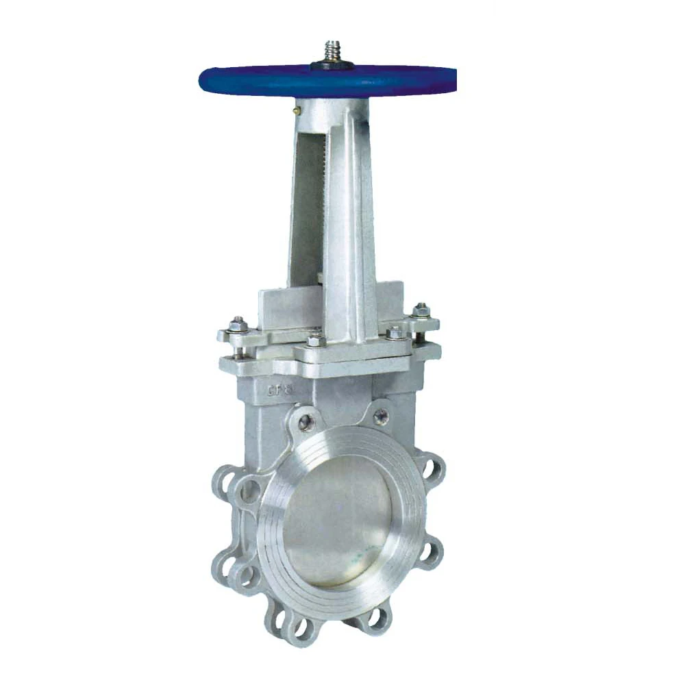 stainless steel/carbon steel electric actuator operated DN200 knife gate valve for paper-making water treatment