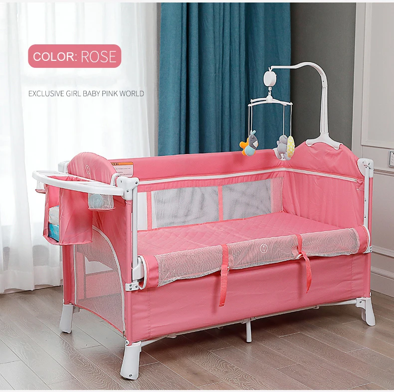 
High quality Double layer baby crib baby playpen baby cot 