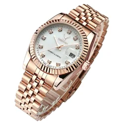 3877 Deerfun Wholesale Men and Women Watch Waterproof Quartz Wristwatch stainless steel  HIgh quality unisex Watch