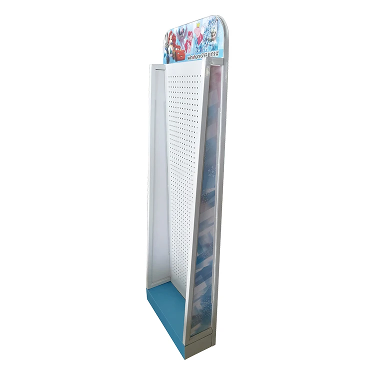 Customized Stickers Display Rack Floor Standing Kids Sticker Display Shelf for Stationery Shop