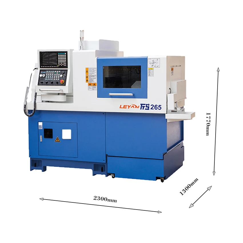 SL265 Cnc Swiss Type Lathe Twin Spindle Cnc Automatic Lathe 5 Axis Lathe Machine
