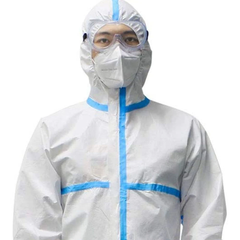 Unisex Custom Cheap Grade Paint Spray White Medical Ppes Safety Ppe Chemical Waterproof Protective Disposable Overall Coverall
