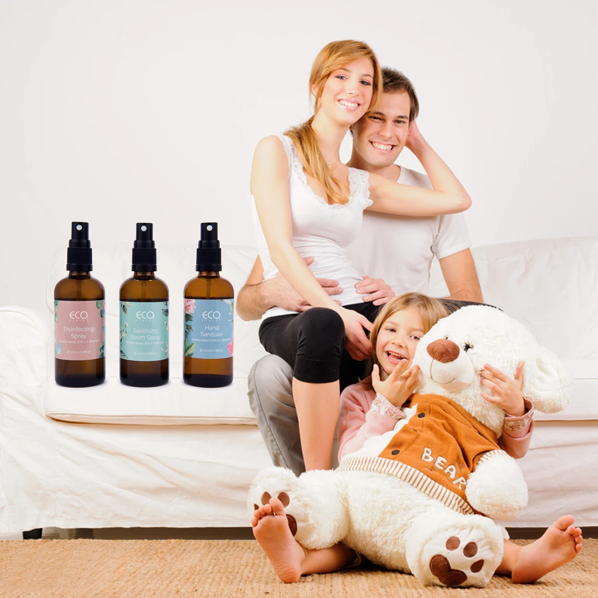 ECO Sanitising Trio Protect hand scent Essential Oil liquid hand wash soap -826477