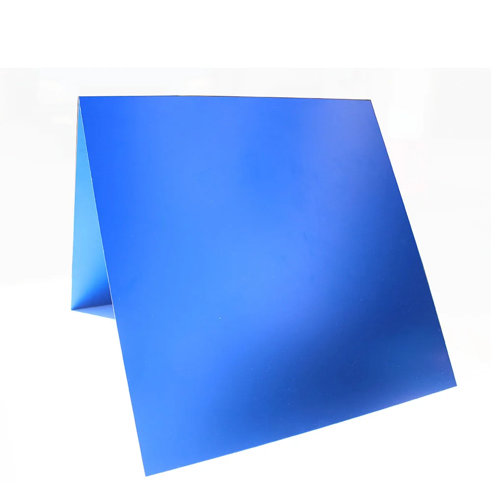 Anodized Aluminum Alloy sheet Blue color  anodise sandblasting 1050A 1060 1200 1100 3003 3A21 3005 3104 5005 5052 8011 plate
