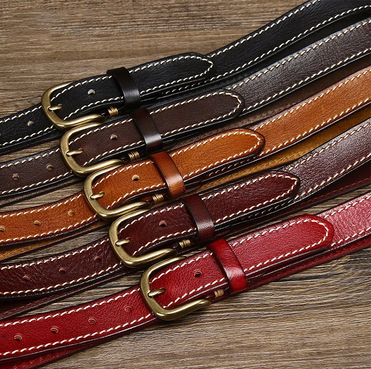 Women Genuine Cowhide Leather Belt Class Causal Designer Belts For Women Fashion Ladies Belts
