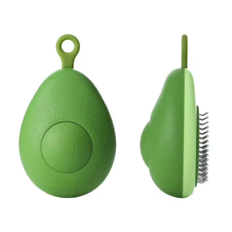 2024 Hot Selling Avocado Styling Cat Dog Beauty Cleaning Tool Pet Comb Sticky Brush