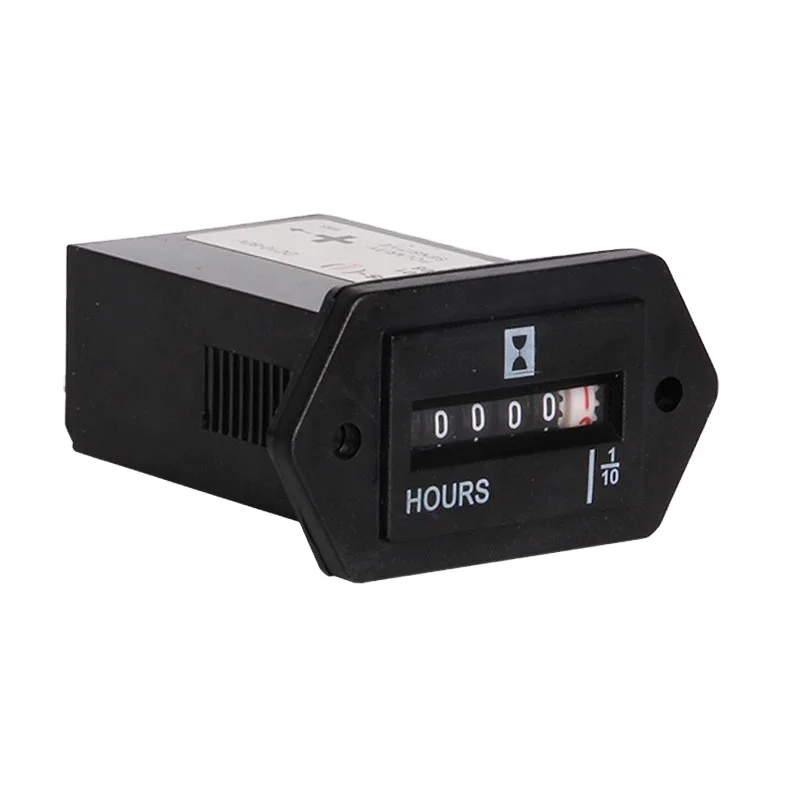 Hot Sell 6 Digits AC110-250V AC/DC10-80V Hour Meter Complete Sealed Quartz Timer Counter SYS-1 Best Quality