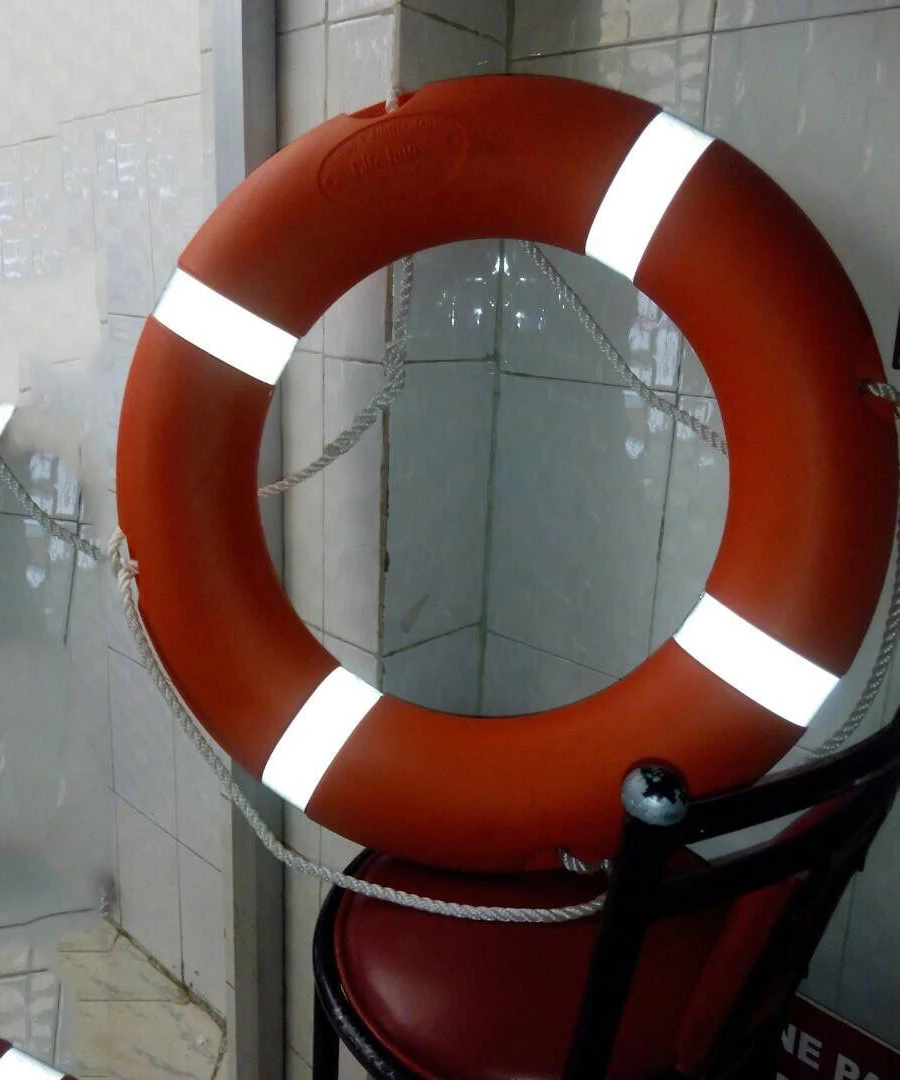 MT-LB1 Factory Supply  SOLAS Approved Marine Reflective Rescue Life buoy Ring for water Security